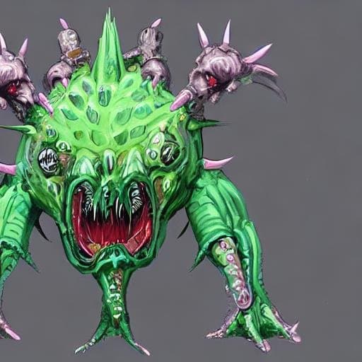 Warhammer 40K Tyranid Carnifex Model