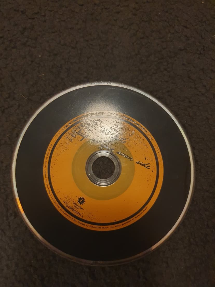 Orange and Black CD or DVD Disc