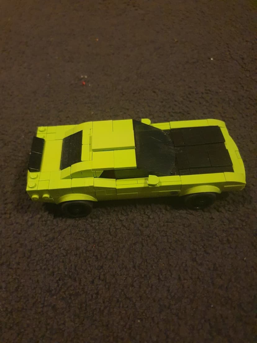 Yellow LEGO Sports Car