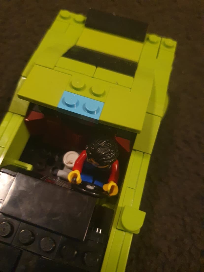 LEGO Yellow Car with Minifigure